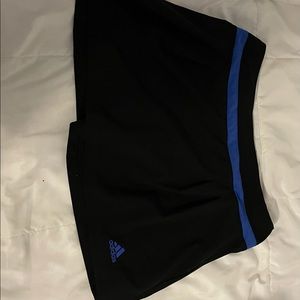 Black Adidas tennis skirt